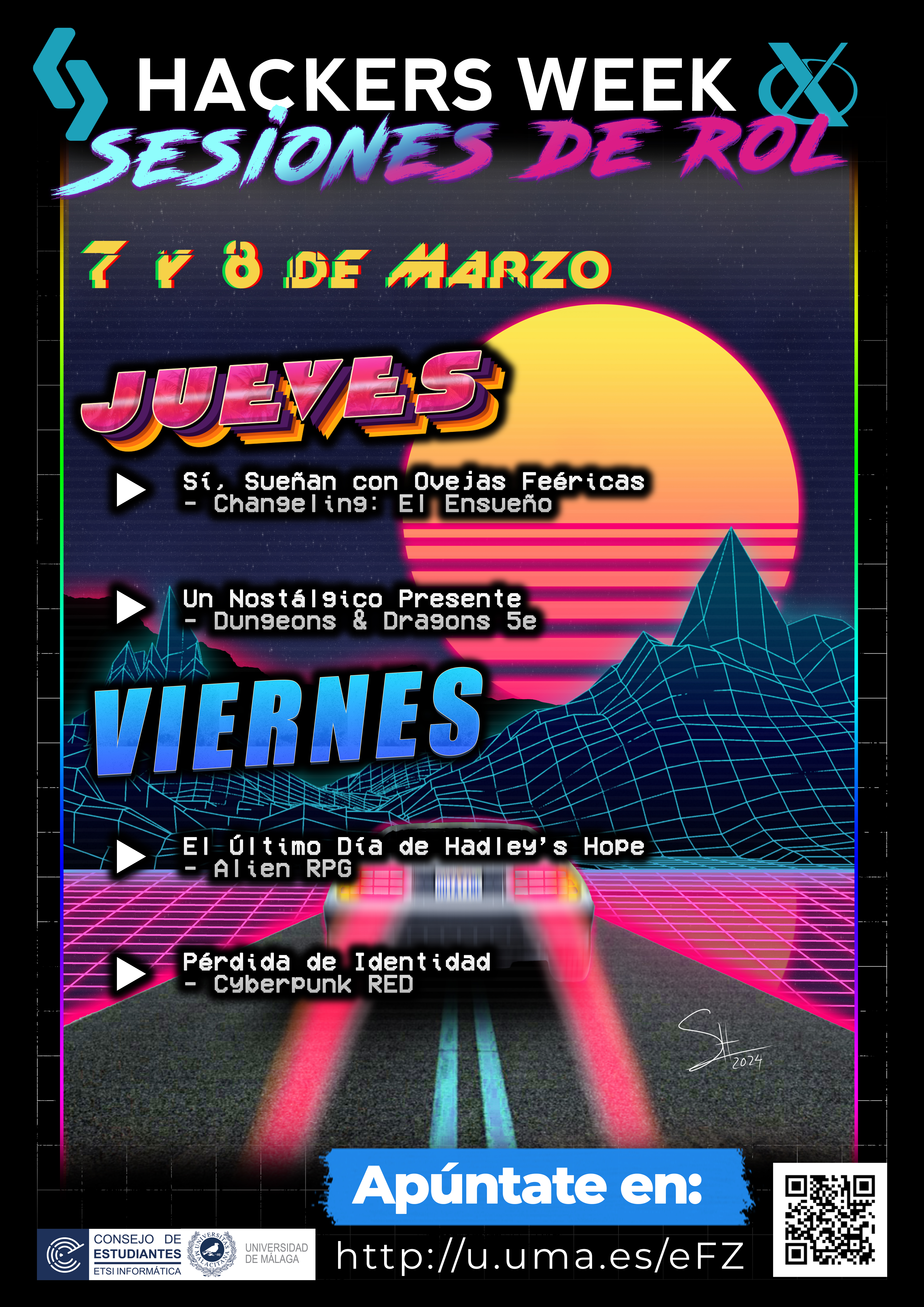 Cartel de sesiones de rol